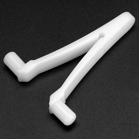 Lot de 6 pinces papillon en V pour brosse de piscine/spa, râteau à feuilles, épuisette et tête d'aspirateur (1/5)