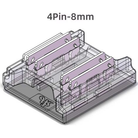 Connettore Rapido per Strisce Led COB e SMD a 4 pin RGB  8mm