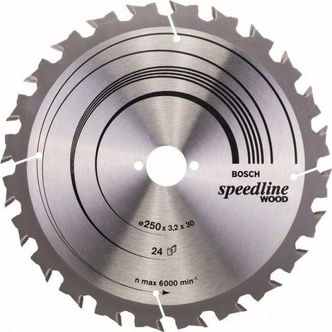 Bosch PRO Wood Circular Saw Blade 250 x 3.2 x 30 mm T24 2608640680