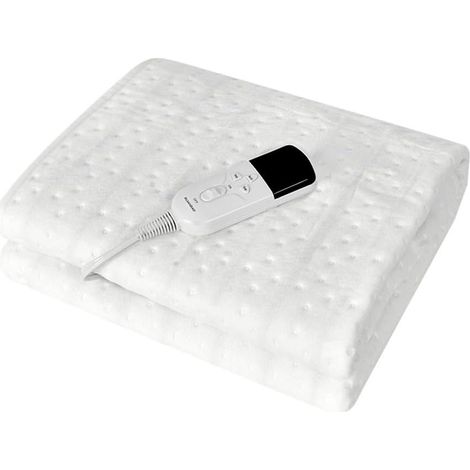 Couverture chauffante Couverture électrique Coussin chauffant 150 80cm Coussin de matelas thermique Table de massage Chauffe-corps Chauffe-lit 3 niveaux de chaleur Sous-couverture chaude (1/5)