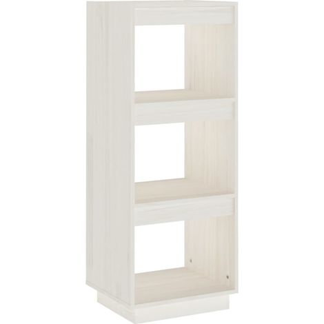 Maison Exclusive - Bücherregal/Raumteiler Weiß 40x35x103 cm Massi