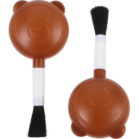 Souffleur de Poussière et Pinceau Souple en Plastique 2pcs pour Nettoyage Précis D'objectifs et Équipements Électroniques Solide (1/5)