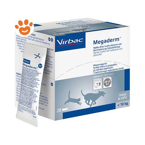Virbac Dog e Cat Megaderm < 10 Kg - Virbac Dog e Cat Megaderm < 10 Kg - Confezione Da 28 Bustine