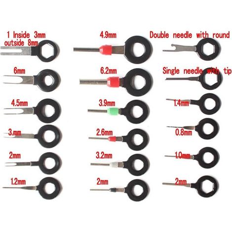 18 Pz/set Strumenti di rimozione terminale Cavo elettrico per auto Cablaggio (1/5)