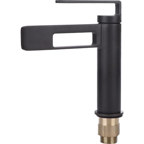 Mitigeur cascade pour lavabo, robinet mural chromé gris, mitigeur bain douche à orifice unique, eau chaude et froide. (1/5)