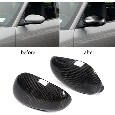 Modifications automobiles : coques de rétroviseurs en fibre de carbone pour Porsche Carrera, Boxster, Cayman 996, 911, 986 (pièces jointes)