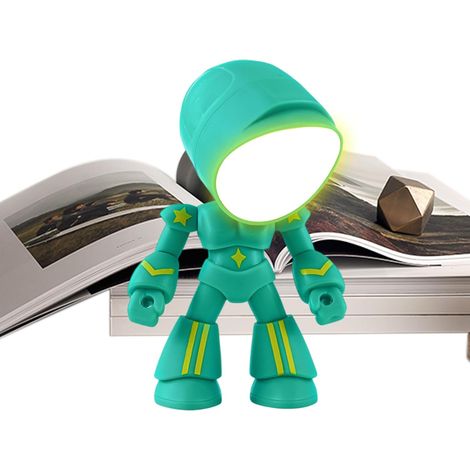 Lampe de Nuit LED Veilleuse LED Mignon Animé Figurine Robot Pour Chambre à Coucher Saint Valentin Pâques Anniversaire Détente Apprentissage (1/5)