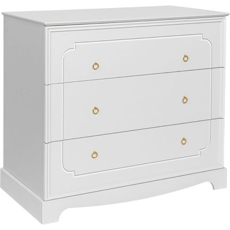 Cassettone Bellamy Royal a 3 cassetti - Bianco (1/5)