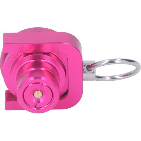 Adaptateur rapide CO2 en laiton et alliage d'aluminium TR21, filetage mâle 4, avec anneau de traction (1/5)