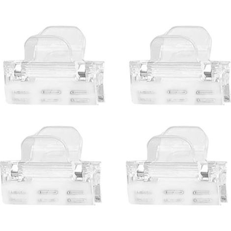 Clip per sacchetti alimentari - 4 clip per conservare snack. Clip portatili per frigorifero, ideali per tè, patatine, condimenti, snack e panini.