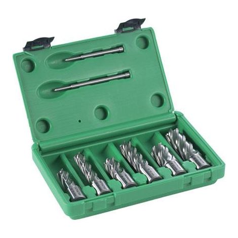 Coffret fraise à carotter 14/18/22 x 30 et x 55 + 2 tiges HIKOKI 754497