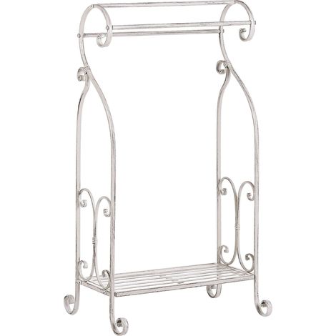 Towel Stand LINARES Metal White