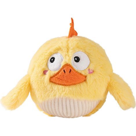 Jouet interactif peluche Poussin pour chiens et chats - Saut irrégulier (1/5)