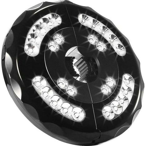Rechargeable 28 LED garden parasol lights with 2 adjustable brightness modes (1/5)
