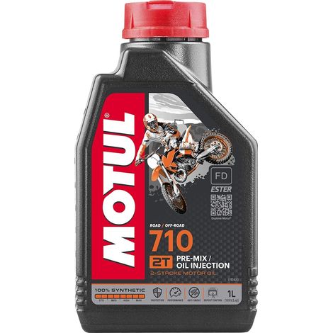 Motul 710 2T Olio Motore 2 Tempi Sintetico 1Lt - Prodotto ORIGINALE