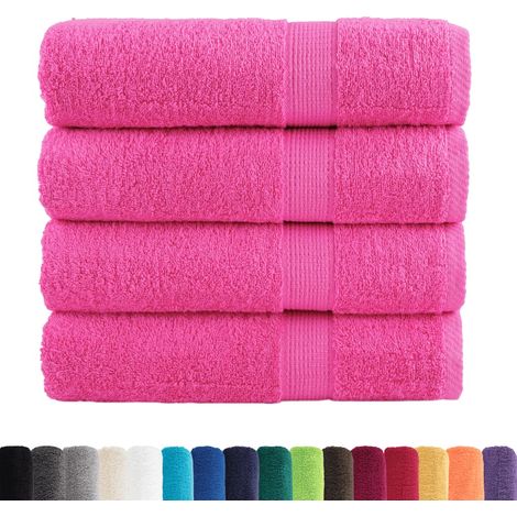 Serviettes de bain de qualité supérieure SOLUND 4 pcs,Serviette de douche 600g/m² CFW735776 (1/5)