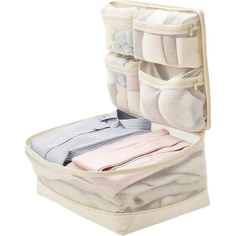 Cubes d'emballage de compression 5 en 1 pour valise, voyage suspendu (1/5)