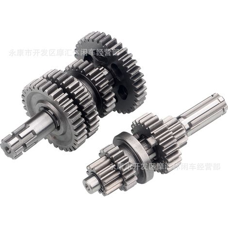 ATV ATV four-wheeled motorcycle parts 50-110CC horizontal 3+1 reverse gear main and auxiliary shaft gears (1/4)