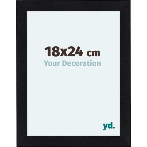 yd. - Cadre photo 48x64 - Noir Mat - MDF - Como (1/5)