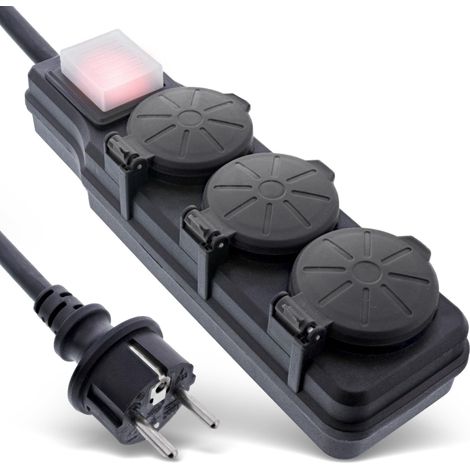 Multiprise extérieur inline outdoor power strip 3680W IP44