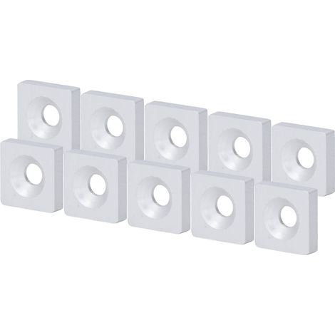 Lot de 10 bouchons fin profilé aluminium trou unique pour machine CNC industriel 3D imprimante robotique (1/5)