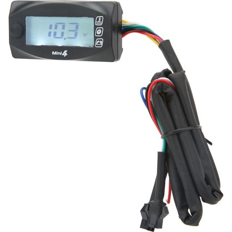 Thermomètre Moto 4-en-1 LCD Digital Voltage Temps Huile Moteur 12V Universel Capteur M16x1.5 (1/5)