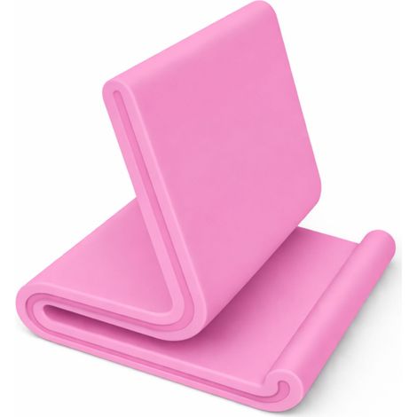 Supporto per telefono rosa, supporto da scrivania per smartphone (1/3)