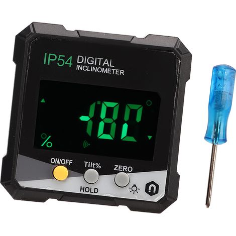 Digitaler Neigungsmesser mit LCD-Anzeige, Winkelmesser, magnetischer Wasserwaage und Winkelmesser – Messwerkzeug (1/5)
