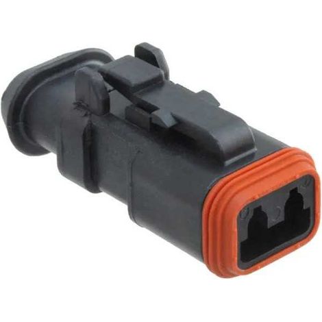Connettore Serie DT Maschio 2 Vie Nero CE13