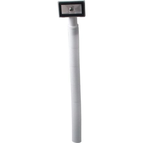 Tuyau de trop-plein en polypropylène blanc 330 mm pour évier de cuisine 63,5 x 40 mm QY012C019-K, QY012C019DE (1/5)