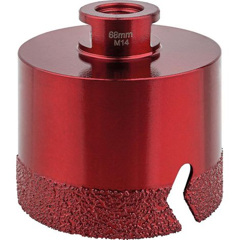 Couronne de perçage à sec pour carrelage Soldia Ø 68 mm, filetage M14