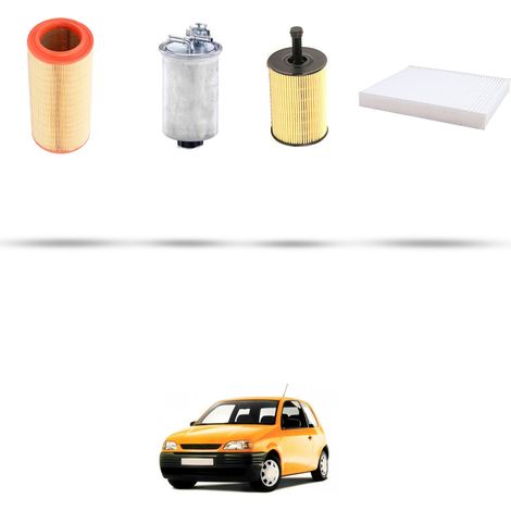 Kit tagliando 4 filtri compatibile con Seat Arosa 1.4 TDI 55Kw Dal 1999 (1/5)