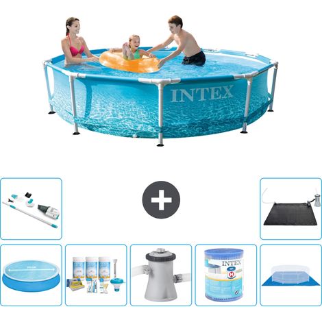 Intex Piscine Tubulaire Ronde - 305x76 cm - 8-pièces S41341 (1/5)
