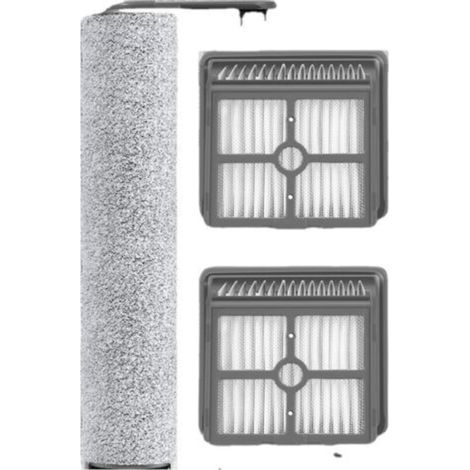 Brosse à rouleau + filtre pour H12\H12S\H11S aspirateur sec et humide pièces de rechange, ensemble d'accessoires 1 rouleaux de brosse + 2 filtres (1/5)
