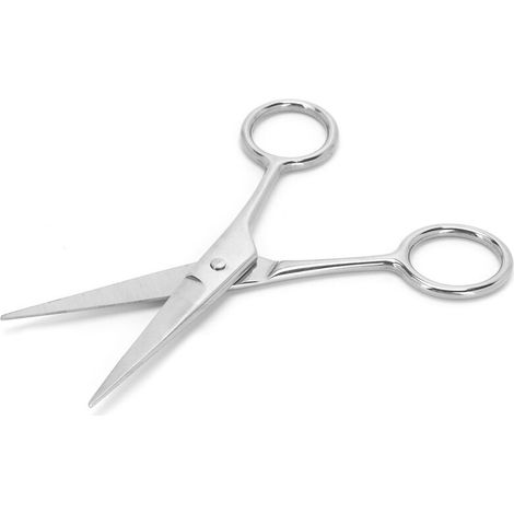 Ciseaux de Barbier Professionnels en Acier Inox - Pour Taille de Barbe et Moustache Homme (MJ-LF011)