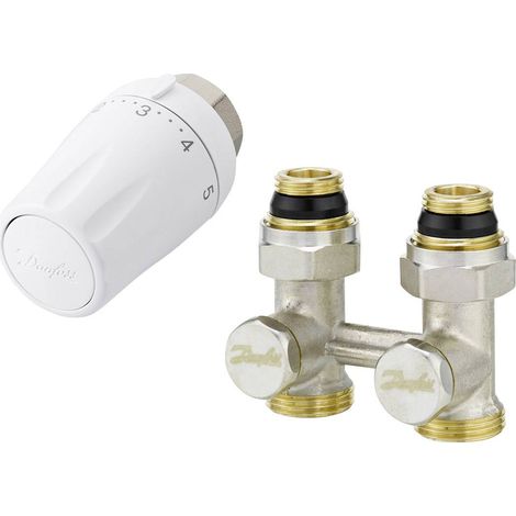 Robinet thermostatique Danfoss rtw-k protection antigel réglage manuel