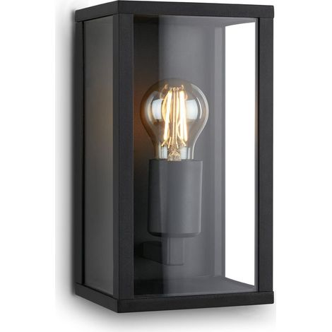 Briloner Leuchten LUANDA - Wand-& Deckenleuchte - 3638015 - Spritzwasserschutz IP44 - E27 Fassung - 26 x 14 x 13,5 cm