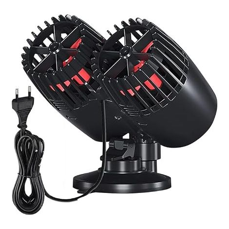 Pompe De Circulation pour Aquarium,20000L/H 25W 220V Pompes De Débit D'aquarium,Pompe D'écoulement D'aquarium,Pompe De Brassage Aquarium pour Aquariums d'eau Douce Et d'eau De Mer,Pivotant A 360° (1/5)