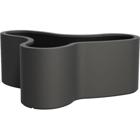 Adezz Organ Pflanzgefäß Fiberglas Pflanzkübel Blumenkübel 161x134x60 schwarz