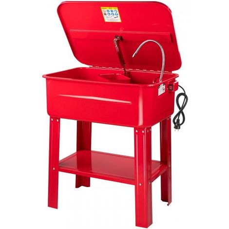 Dema – Fontaine de nettoyage pièces mécaniques 80 L – Pompe 26 W – Débit 3 L/min – Bac amovible – Dimensions 78 x 54 x 88 cm - DTWG76