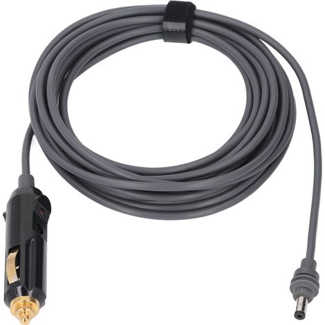 Câble d'alimentation CC pour voiture, 20 AWG, IP68, résistant à l'eau, transfert efficace, Plug and Play, adaptateur allume-cigare pour voiture, bus, camion, fourgonnette, bateau, 5 m / 16,4 pi (1/5)