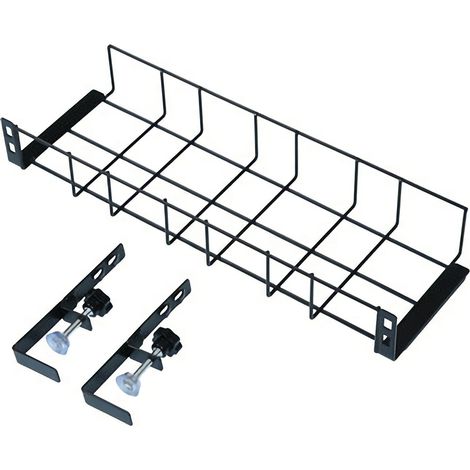 Support de rangement de câbles sous la table, panier suspendu (1/5)