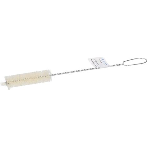 Cepillo para tubos de ensayo con forma de gallo, 20 mm de diámetro, pelo de cabra (1/5)
