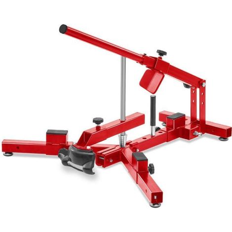 Smontagomme moto - ConStands MD4 - Rosso - Compatibile 12-21 pollici - Costruzione robusta