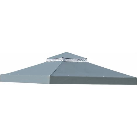 Wasserdichte Ersatzmarkise für Gartenpavillons - 300 x 300 cm, Schattendach, Gartenpavillon, robuste Pergola. (1/4)