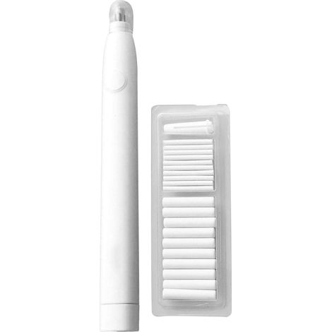 Kit de gomme électrique 2 tailles rechargeable, gomme crayon à piles pour dessin, croquis, peinture, artistes et étudiants, blanc 17,5 cm (1/5)