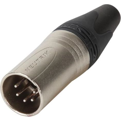 Neutrik NC5MXX XLR-Steckverbinder Stecker, gerade Polzahl: 5 Silber 1 St. (1/3)