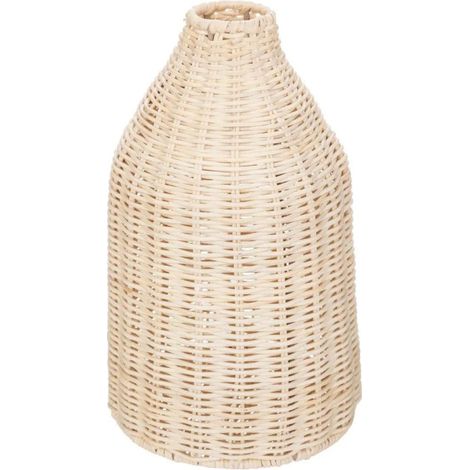 Vase Design en Rotin "Seav" 26cm Beige