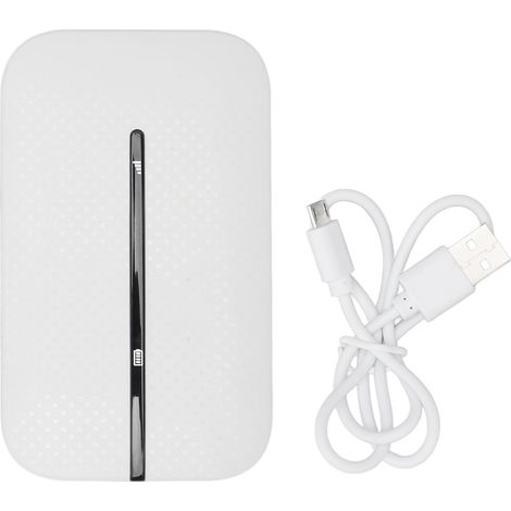 Tragbarer 4G-WLAN-Router (150 Mbit/s), SIM-Kartensteckplatz, bis zu 15 Geräte, 2100 mAh Akku, ideal als mobiler Hotspot für Büro, Reisen und Zuhause