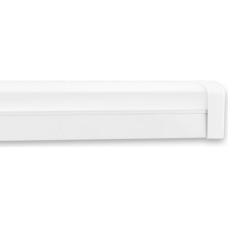 Regleta led integrado matel cuadrangular 18W 60cm 2700K (1/4)